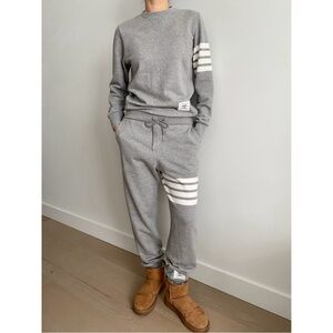Thom Browne cotton sweat jumpsuit